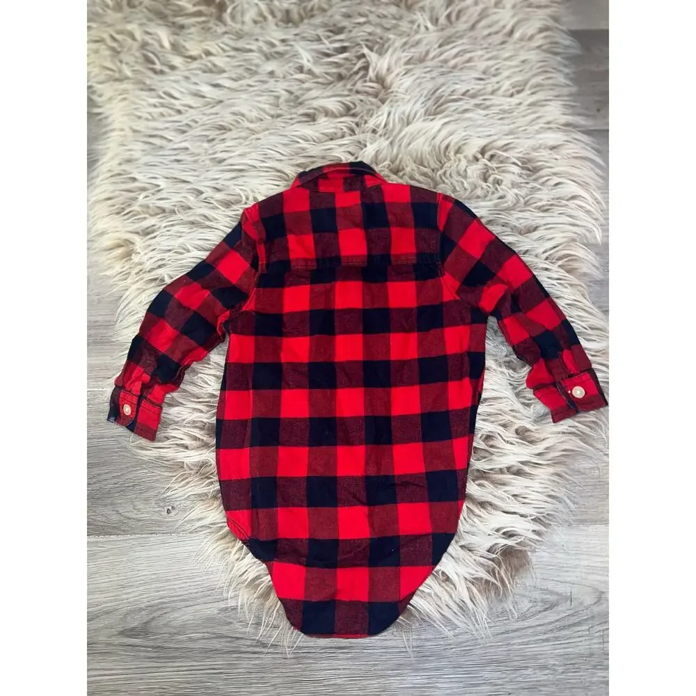 Oshkosh Bgosh Flannel Onnies